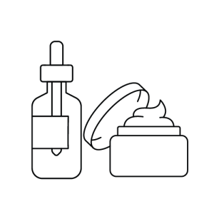 Skincare product icon representing medical-grade skincare